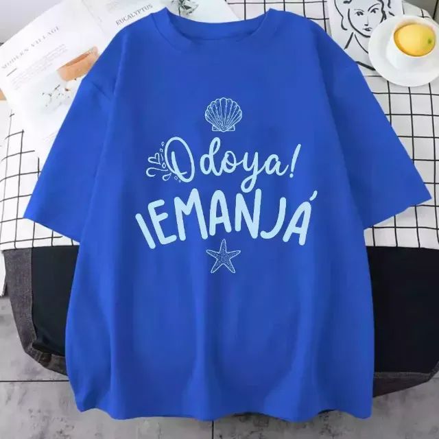 CAMISETA IEMANJA - UMBANDA CANDOMBLE - Foto 3