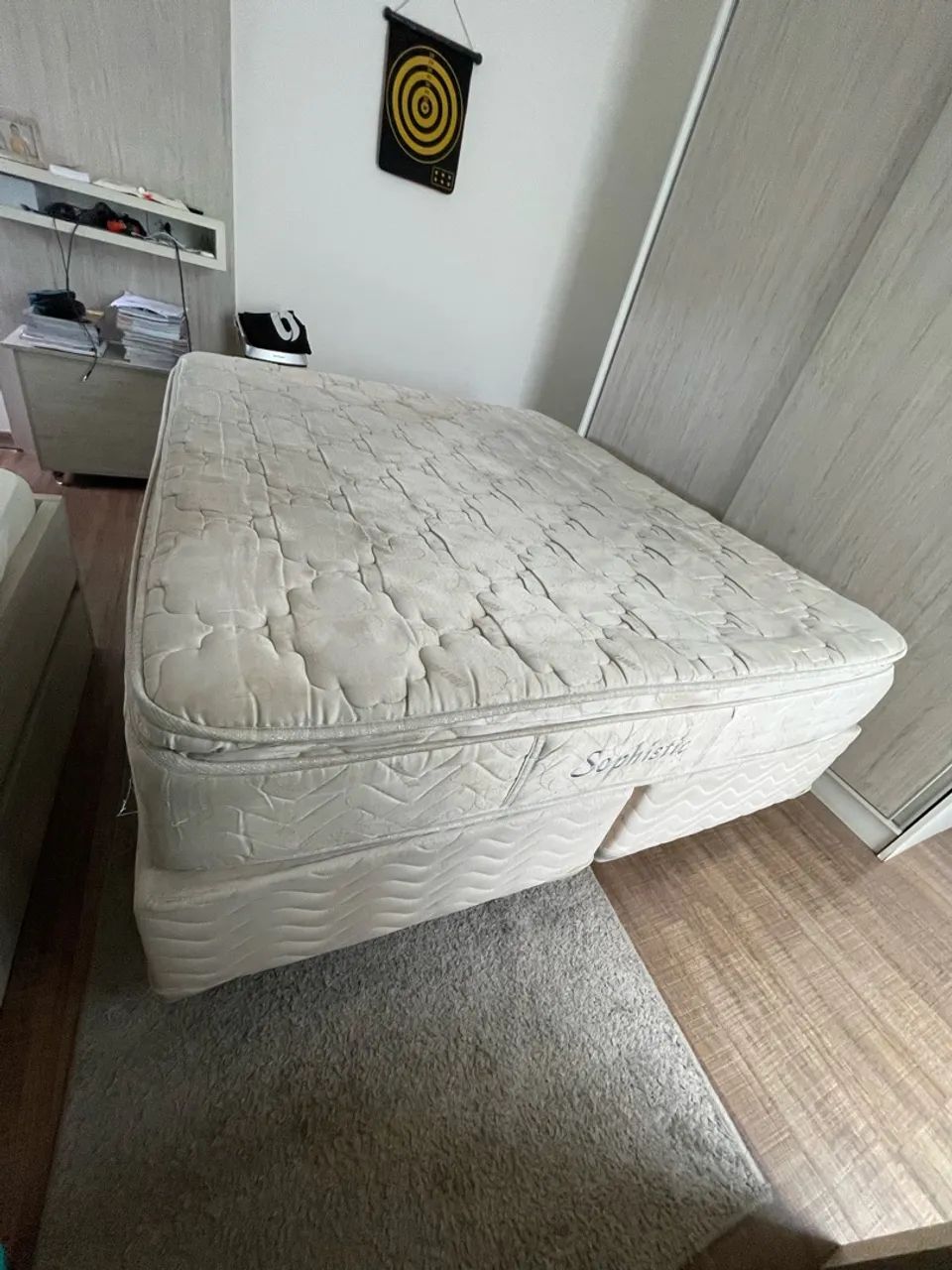 Cama box queen com colchão  - Foto 2