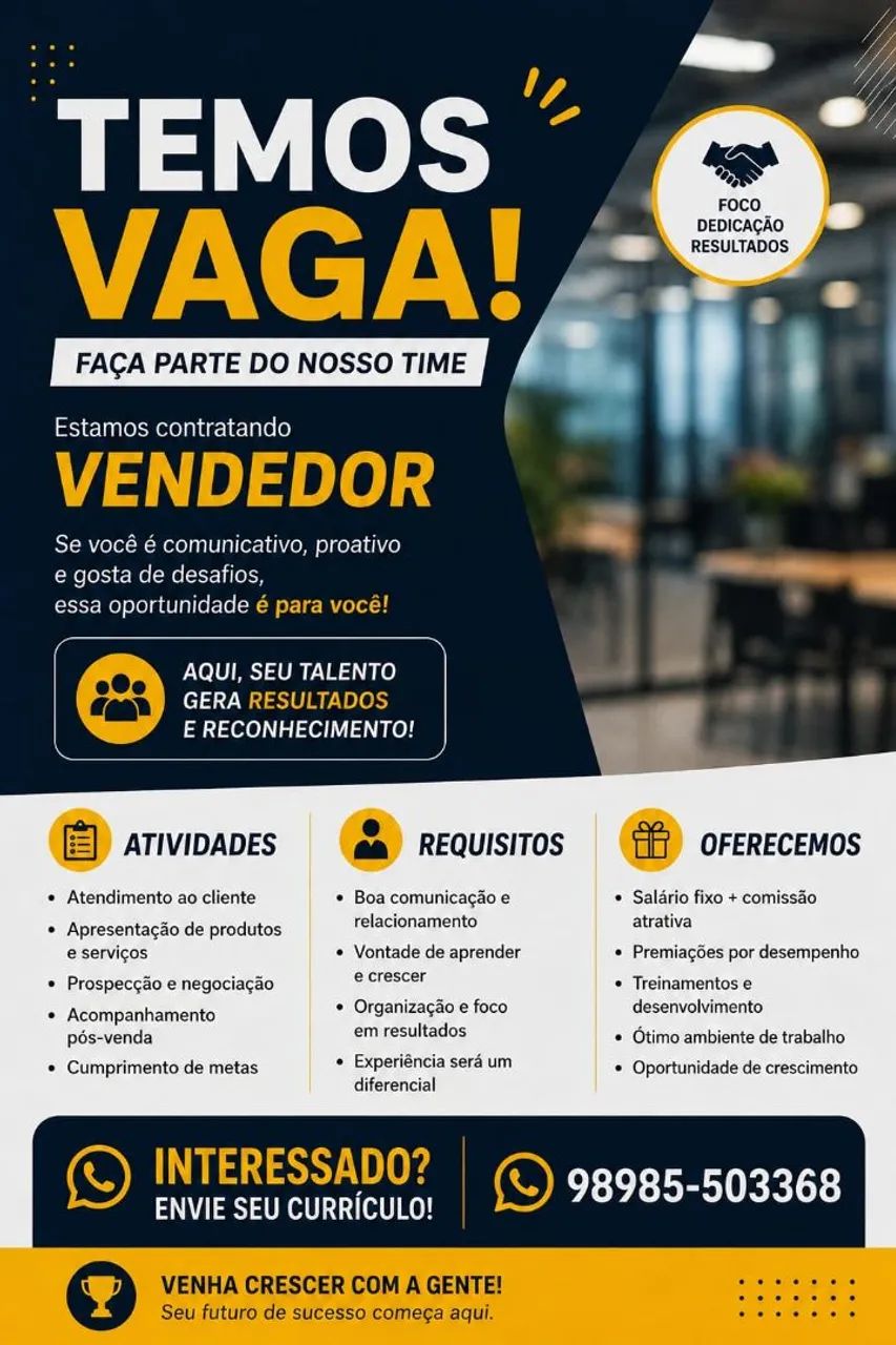 Vagas de emprego 