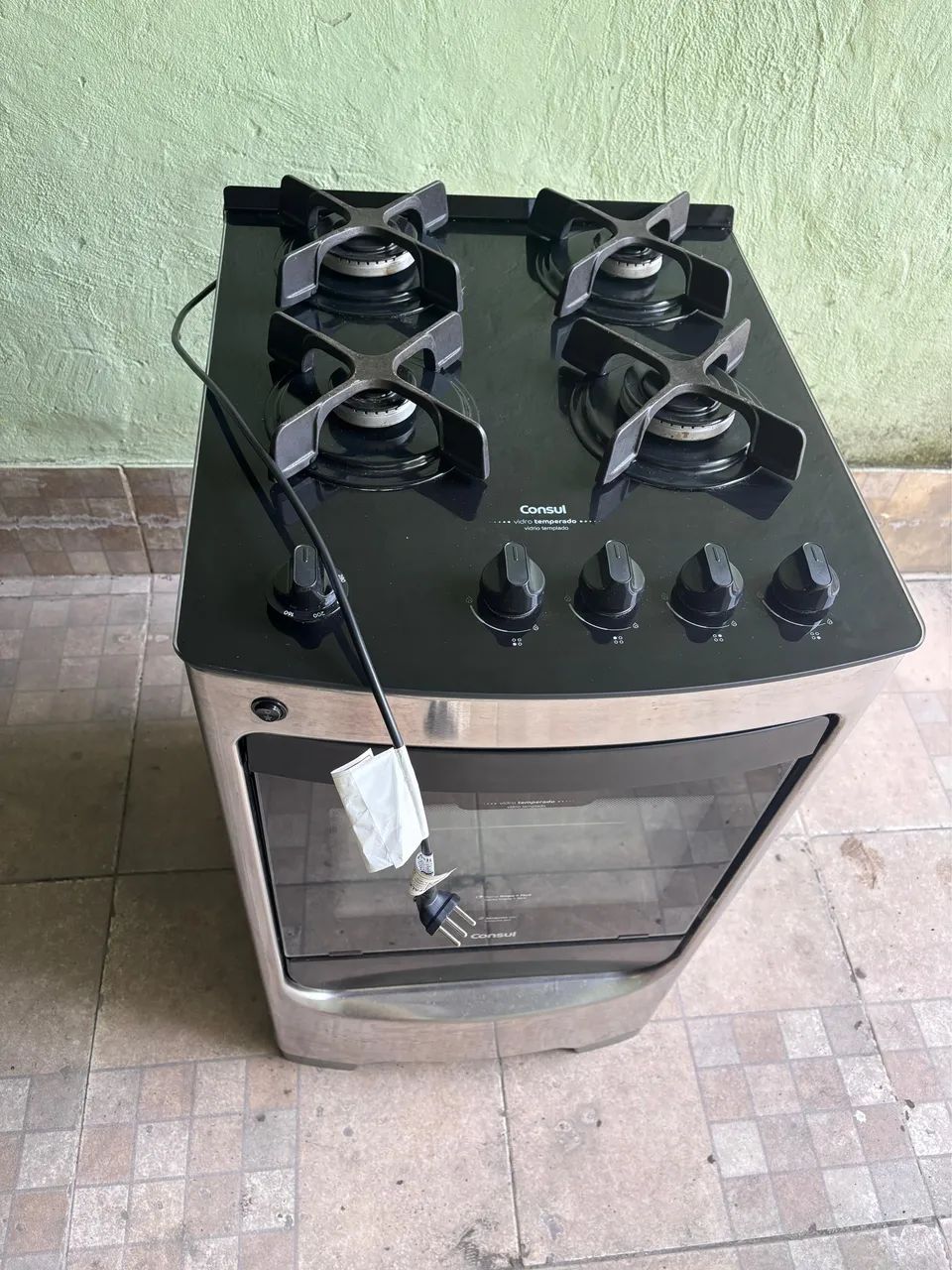 Fogão 4 bocas com tampo de vidro - Foto 3