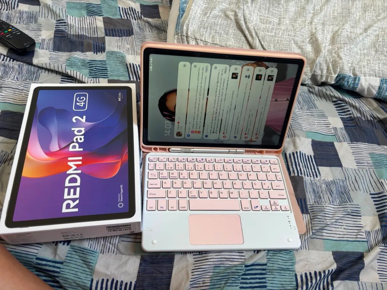     Redmi Pad 2 4G + Teclado + Caneta + Capa - Foto 3