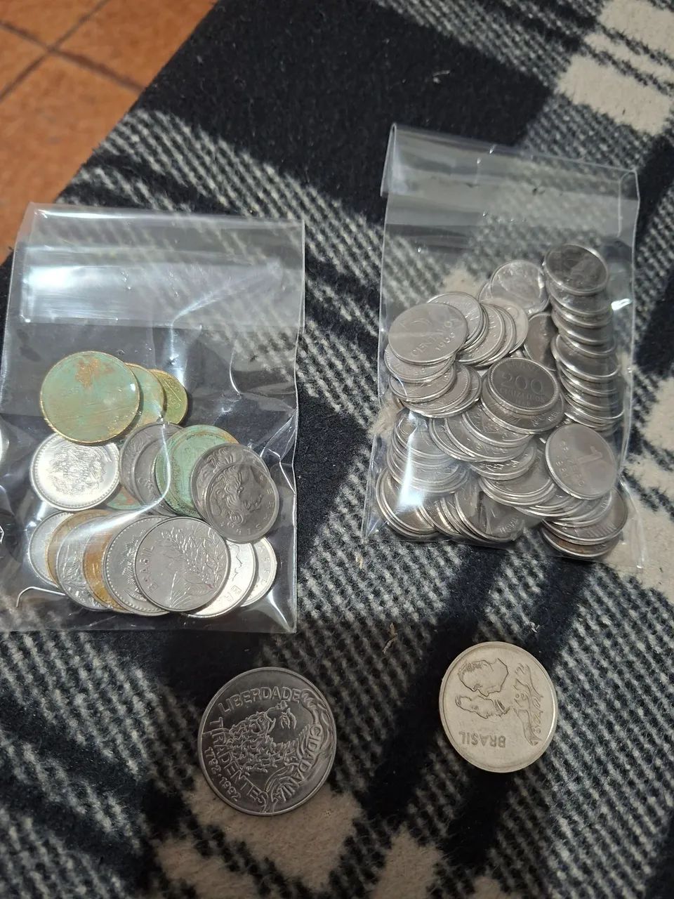 Moedas de prata e do Brasil  - Foto 2