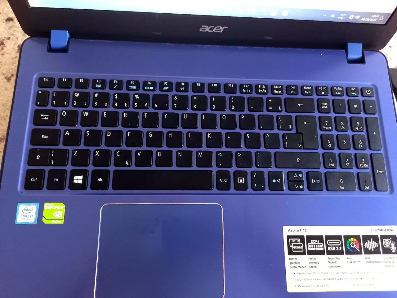 Laptop Acer-Aspire F15 - Foto 2