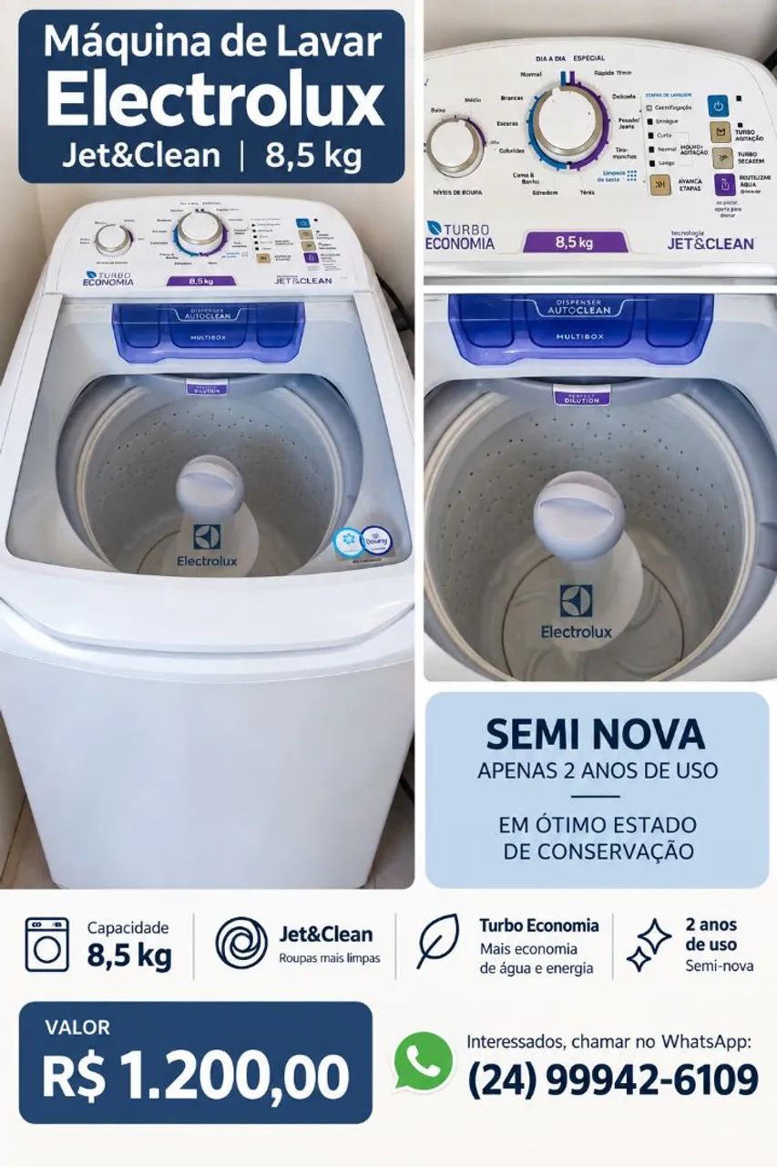 Máquina de lavar Electrolux 