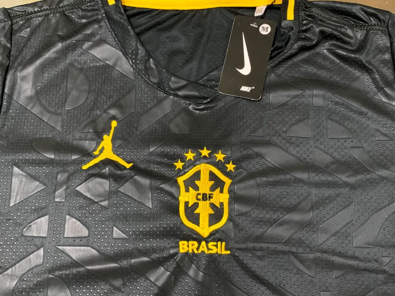 Camisa do Brasil 3D Preta  - Foto 2