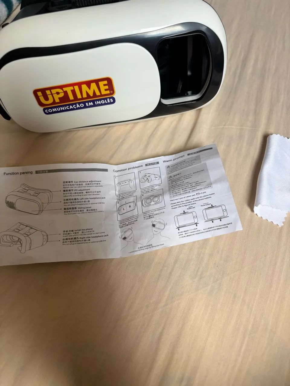 Óculos de realidade virtual para celular tipo "VR Box" - Foto 2