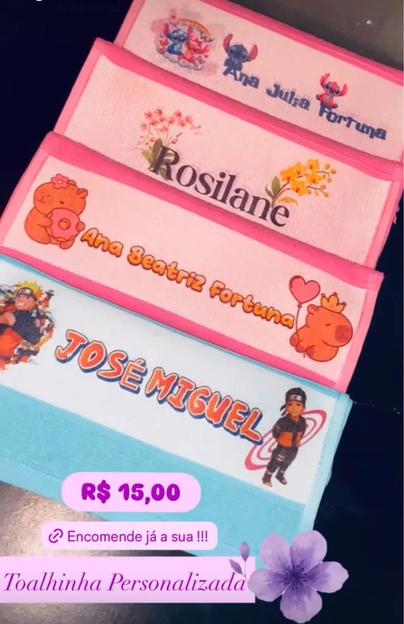 Toalhinha Personalizada 