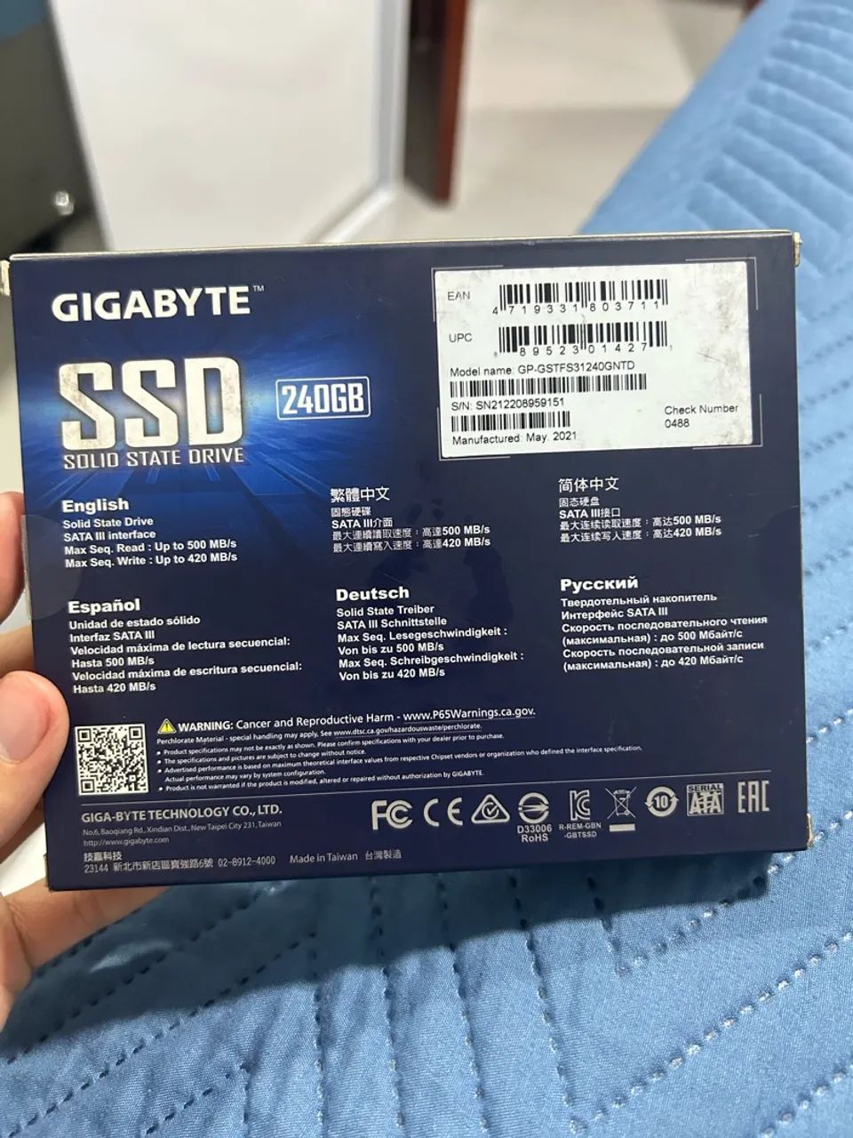 SSD SATA GIGABYTE 240 gb  - Foto 2