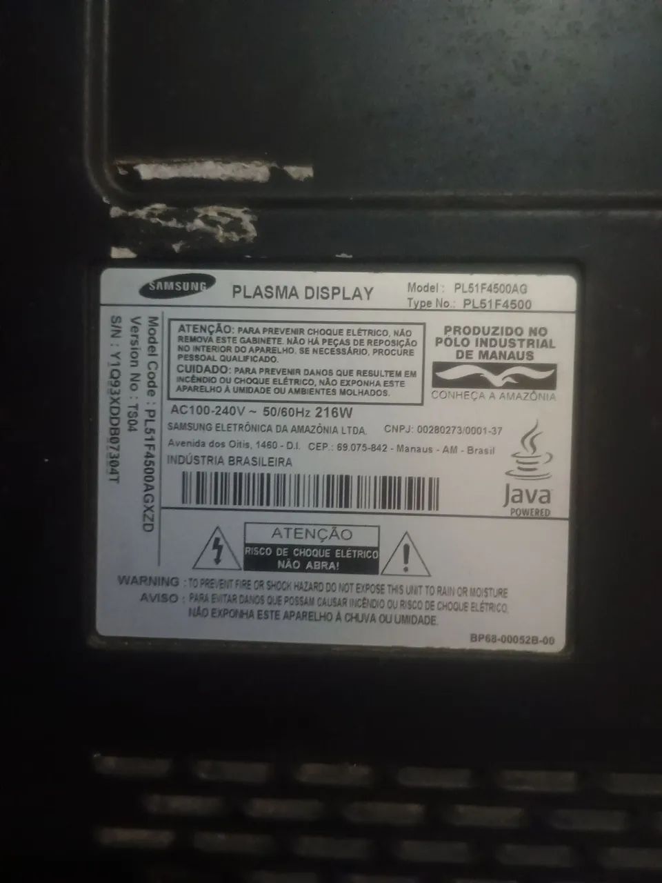 Tv de plasma 55 polegadas Samsung  - Foto 3