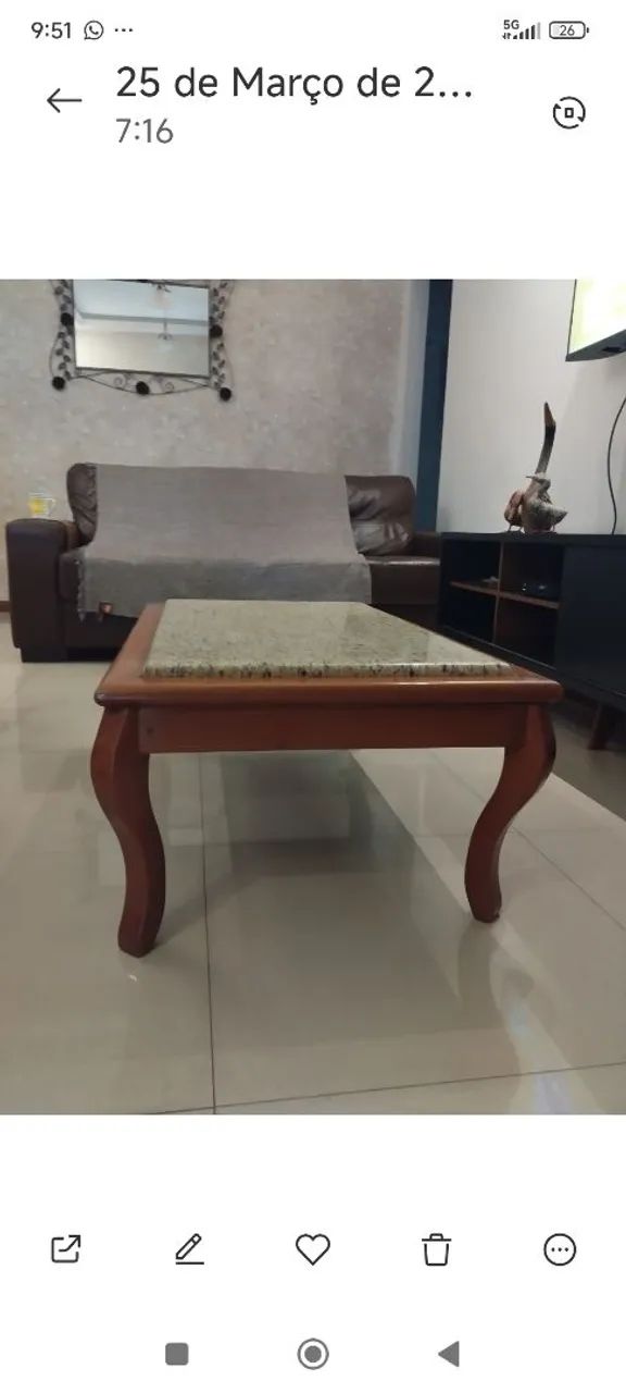 Mesa madeira maciça 