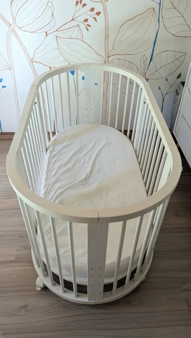 Berço Sleeper Crescer Evolution 4 Em 1 Branco Só Retirada!!!  - Foto 2