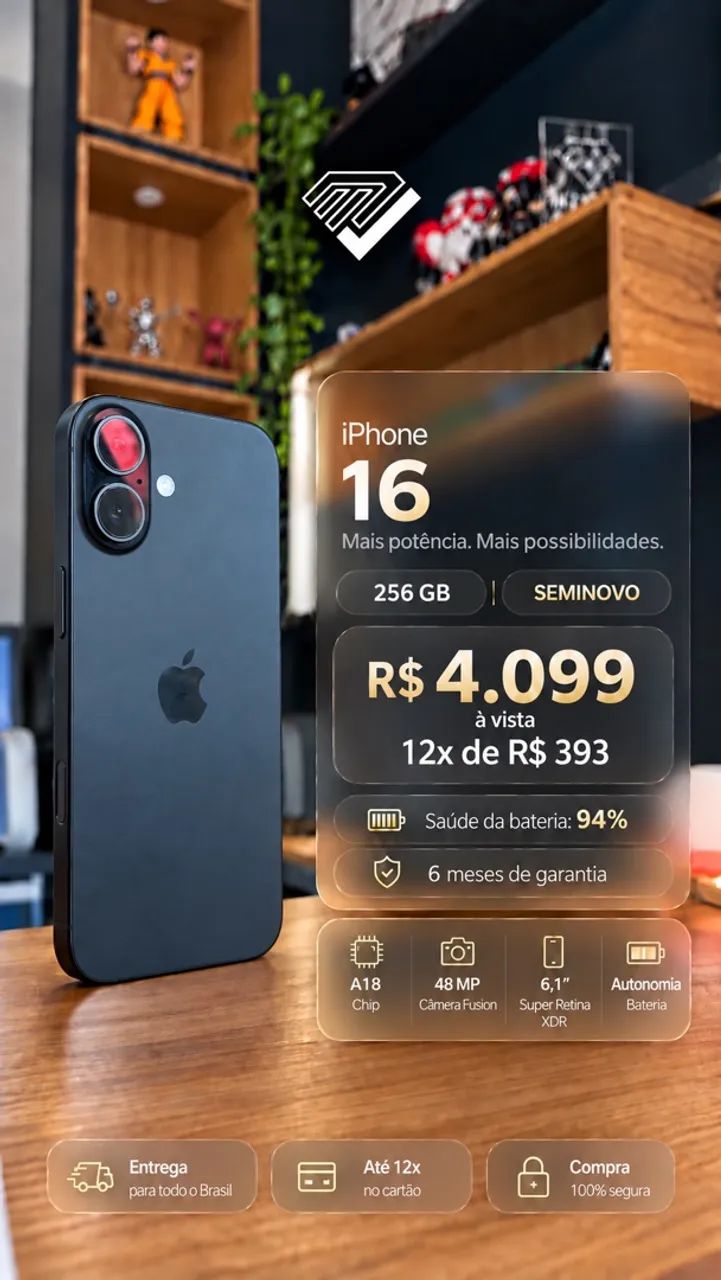 iPhones Novos e Seminovos - Foto 5