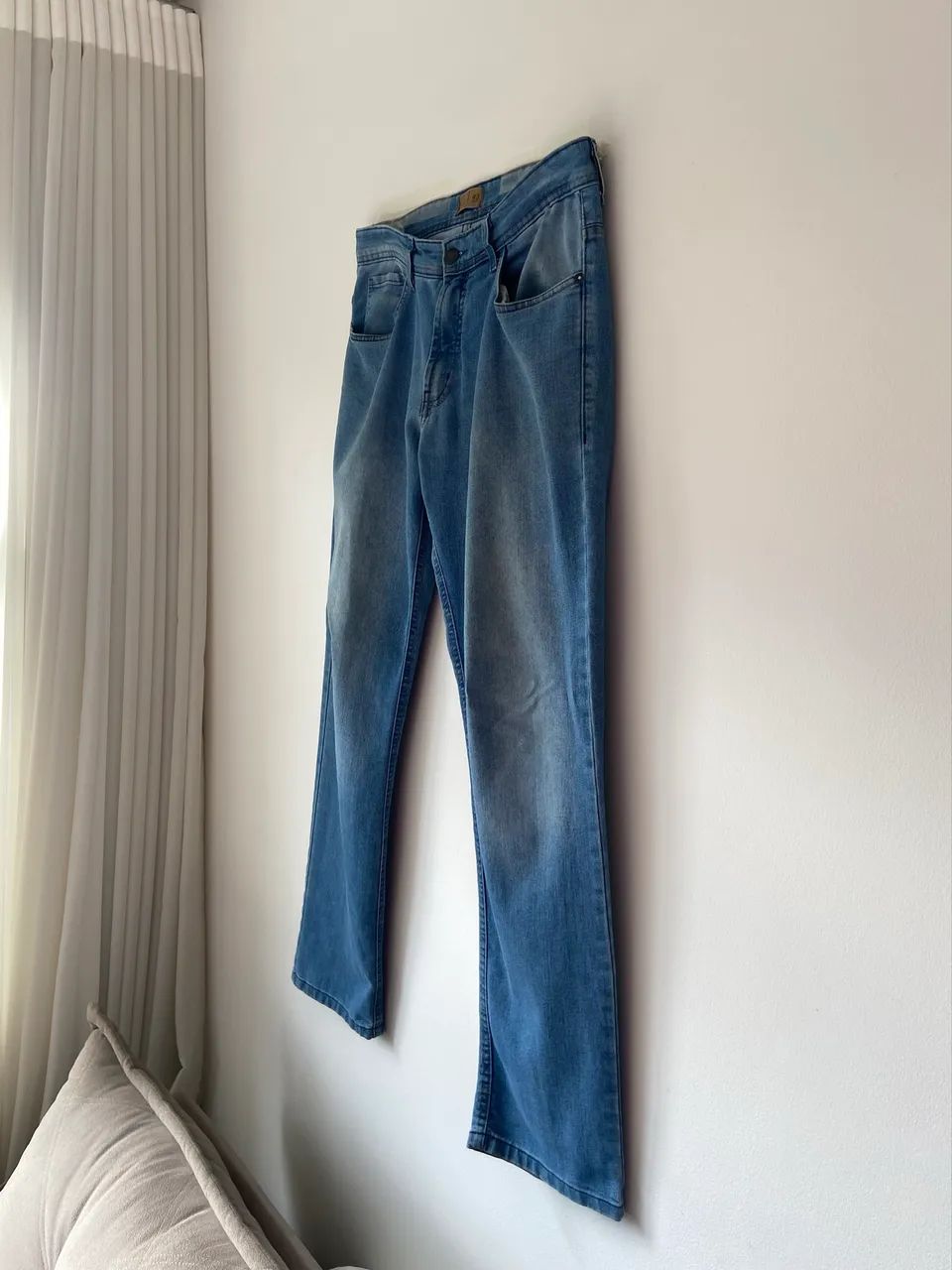 Calça Jeans Azul Claro 42 - Foto 3