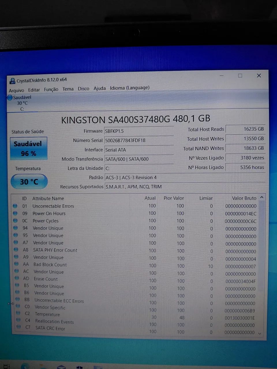 Ssd Kingston de 480gb  - Foto 3