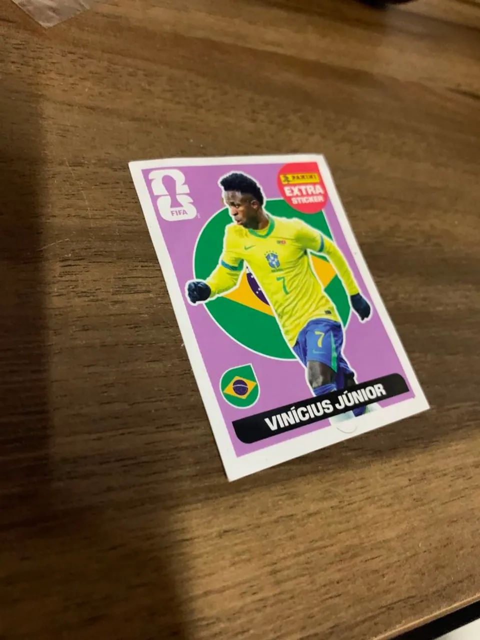 figurinha extra:Vini jr lilas
