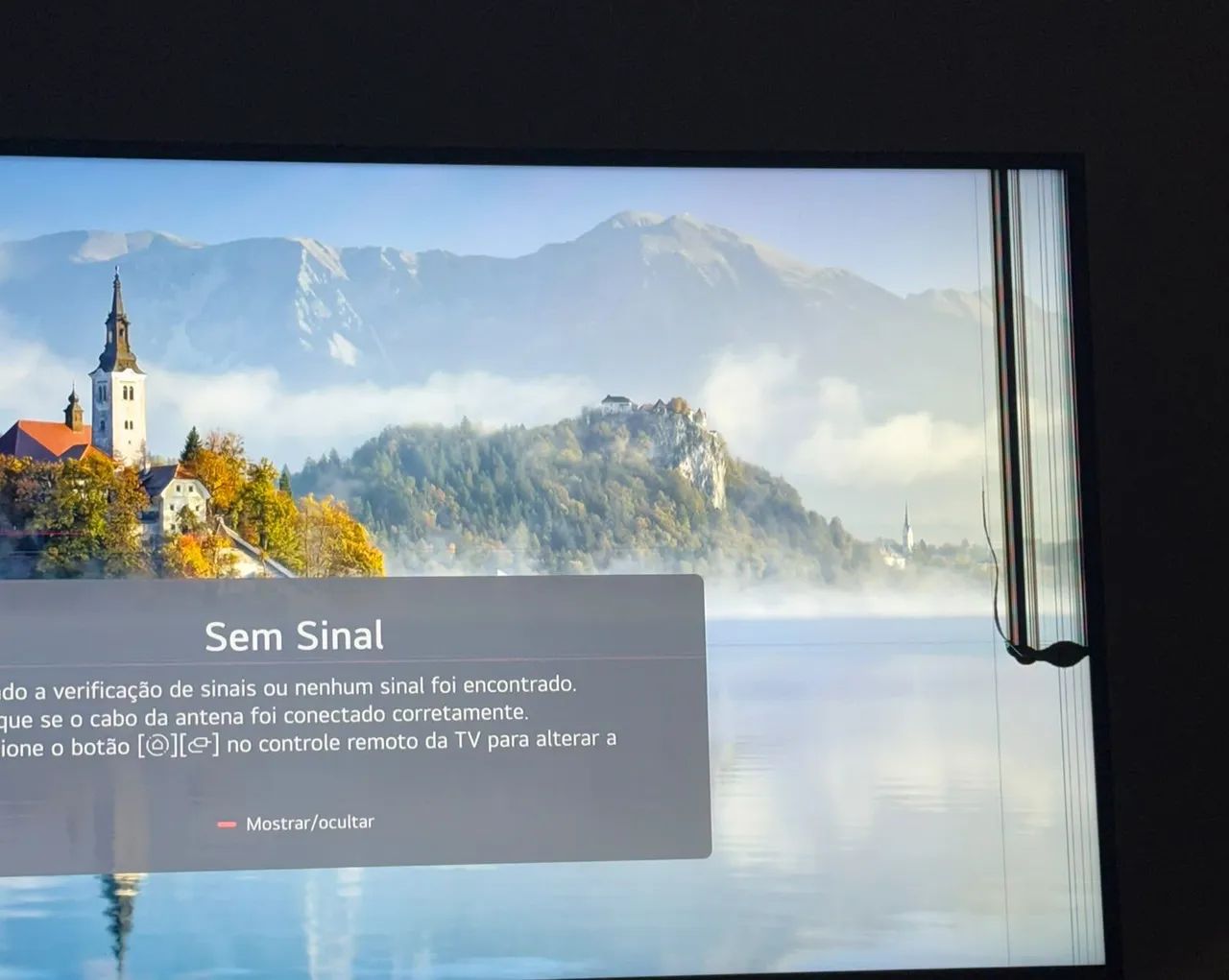 SMART TV LG 43 POLEGADAS QUEBRADA