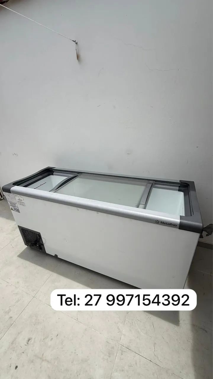 Freezer horizontal Metalfrio 505 litros 220v zerado - Geladeiras e