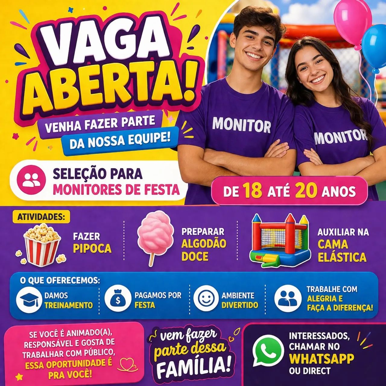 Leia com atenção o anúncio *