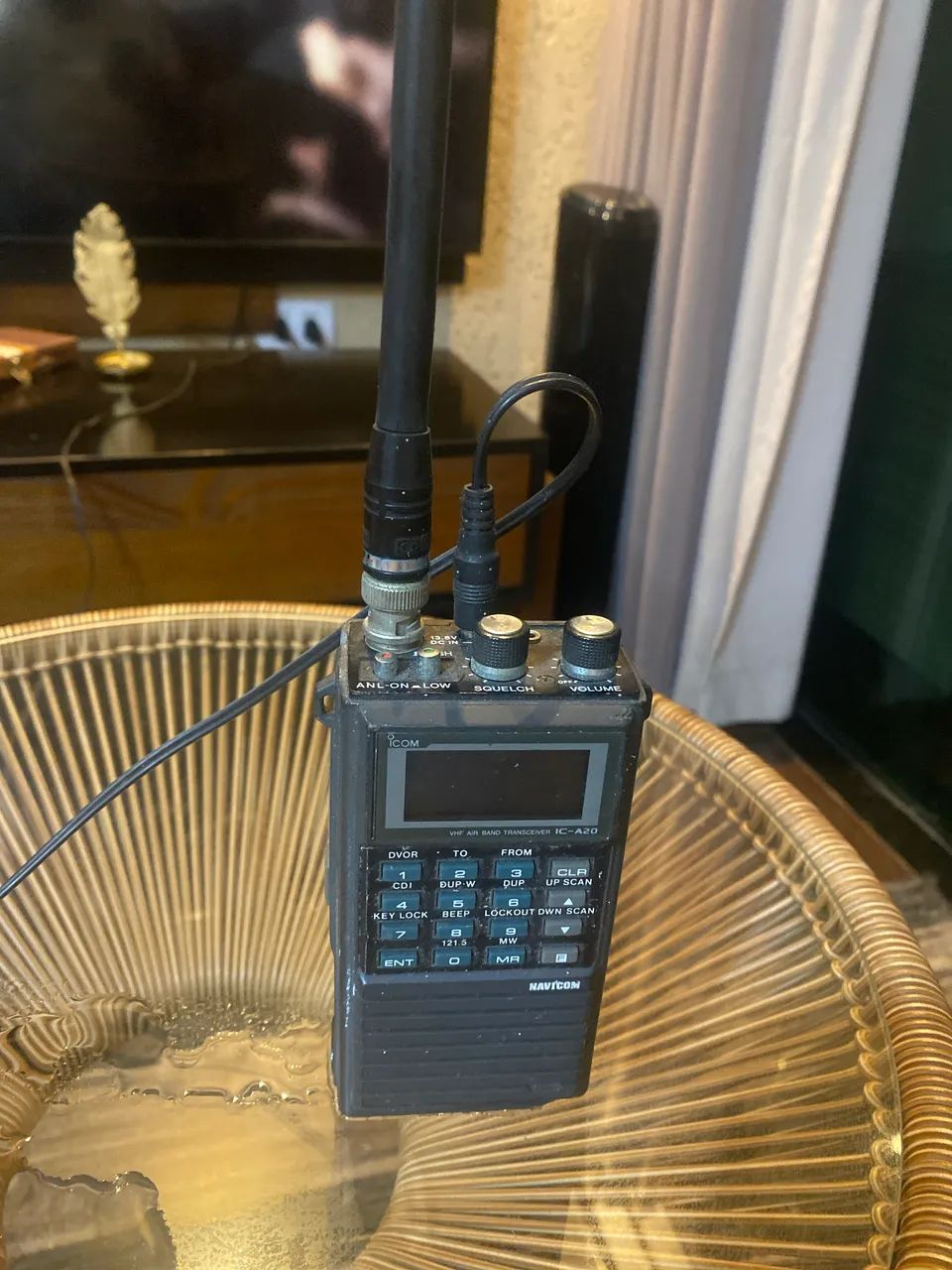 Rádio aeronáutico ícom ÍC A20
