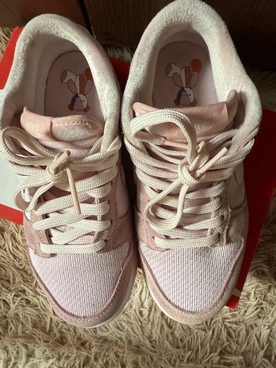 Tênis Nike Dunk Low Teddy Bear n35 - Foto 5