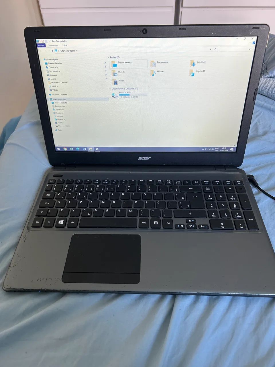 Notebook com SSD - Rápido e funcionando perfeitamente 