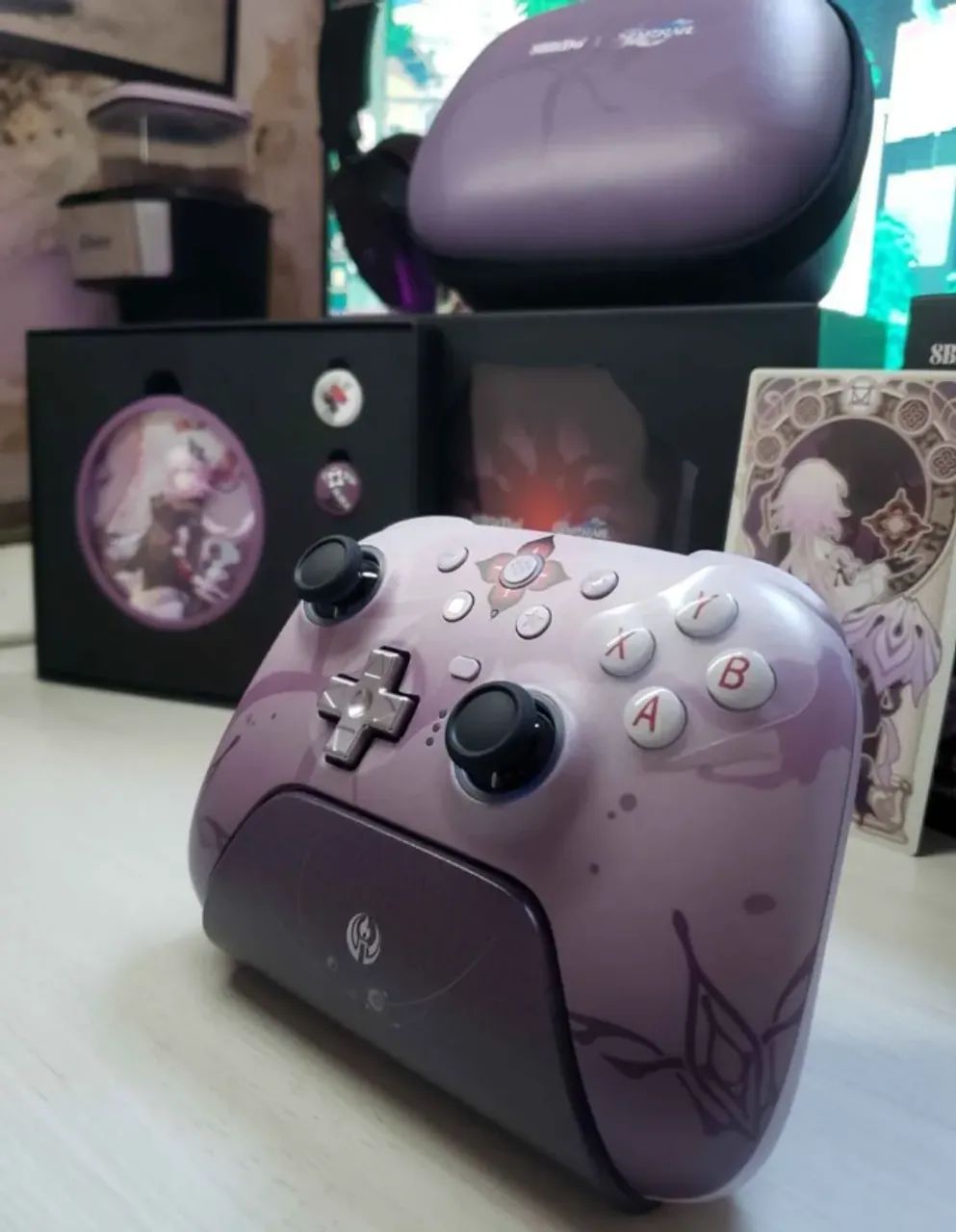 Controle 8BitDo Ultimate 2 - Edição Limitada Honkai: Star Rail - PC, Switch, Smartphone - Foto 2