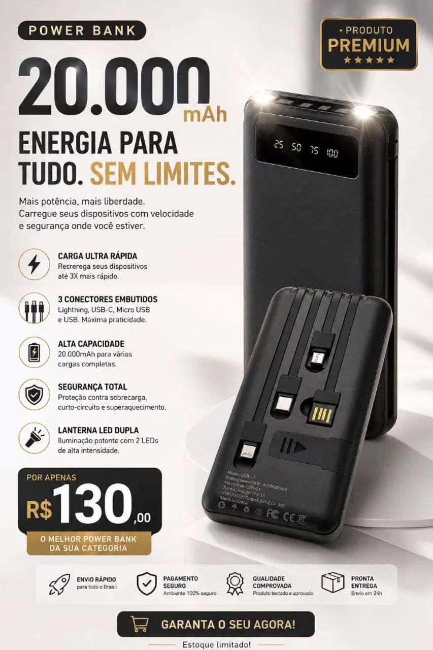 Power Bank Novo?