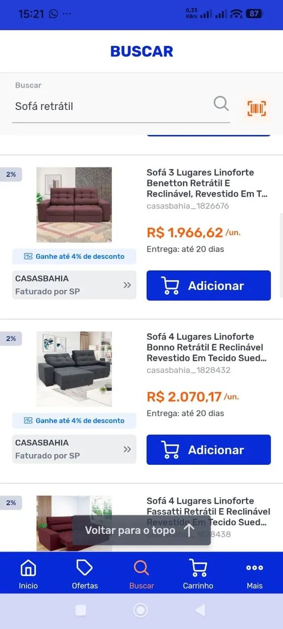 Compre sofá para a sua loja pela nossa distribuidora Martins  - Foto 3