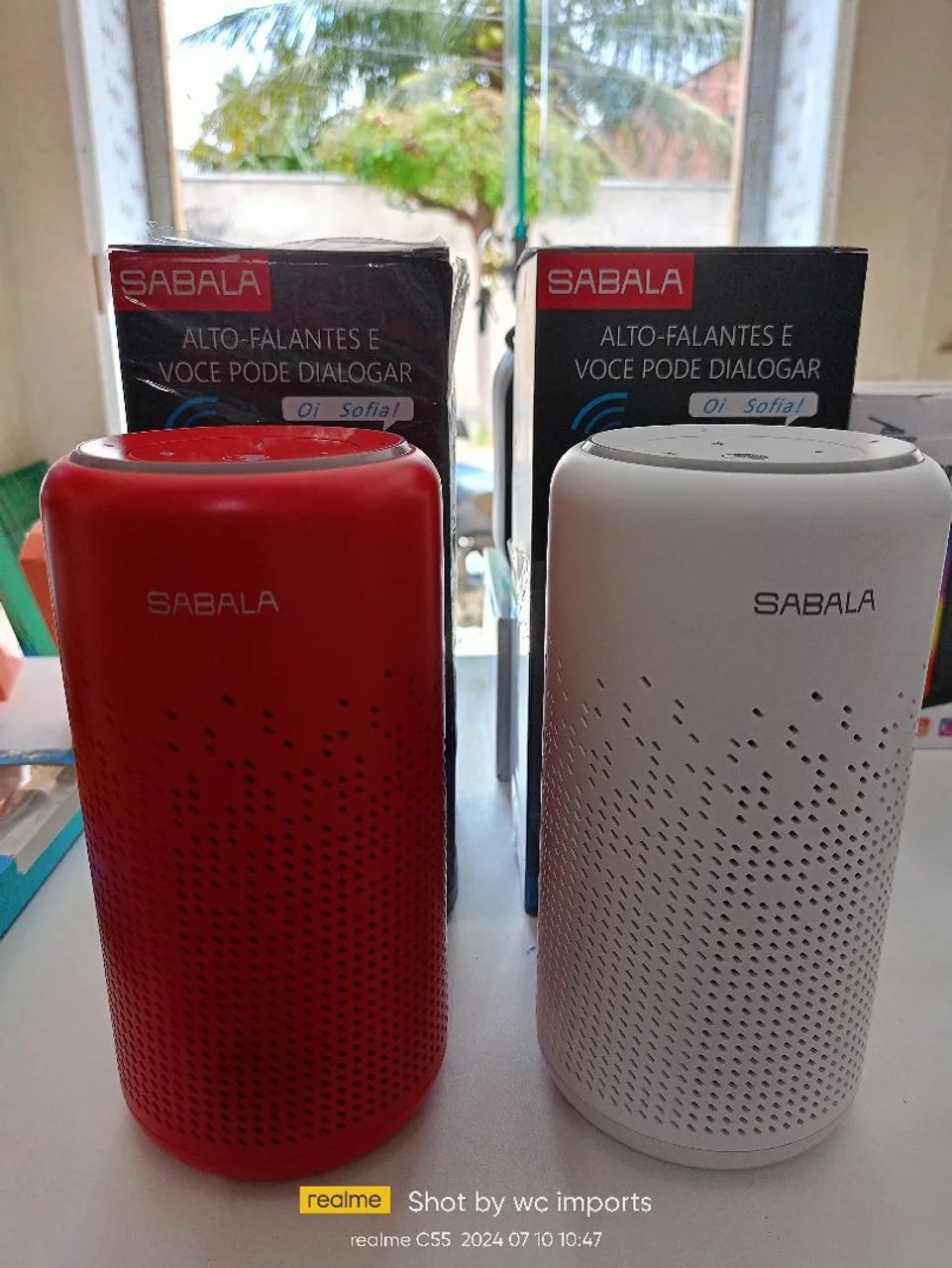 Caixa de som sabala via bluetooth 
