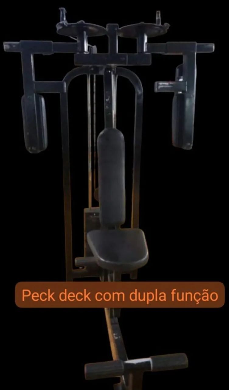 "PECK DECK COM DUPLA FUNÇÃO" - Foto 2