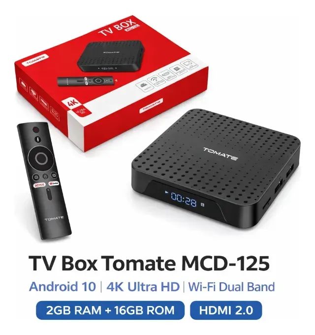 Tv Box Smart Pro 4k Transforme Sua Tv Em Smart Youtube Preto Preto Padrão - Foto 3