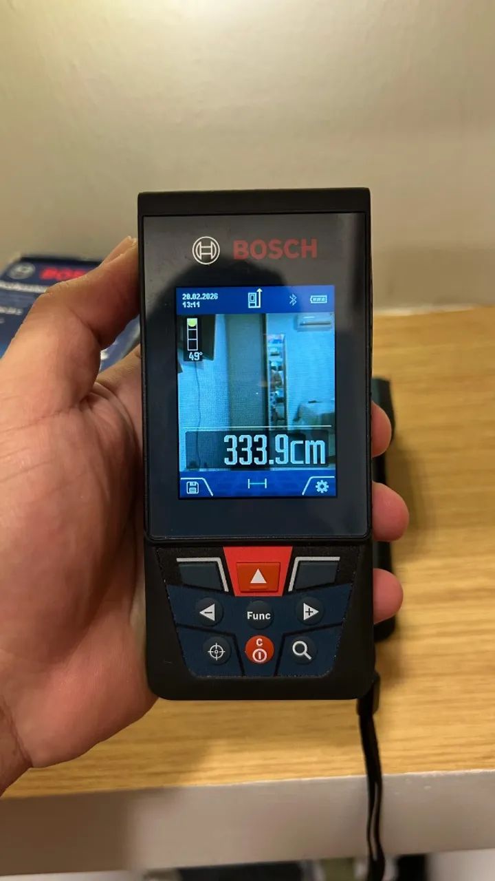 Trena laser Bosch GLM 100-25 C alcance 100m com Bluetooth - Ferramentas ...