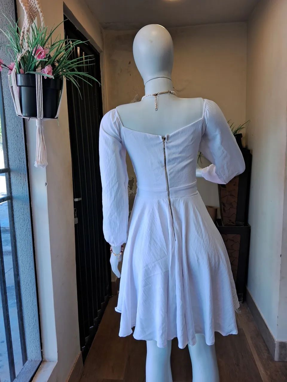 Vestido Curto Branco - Foto 2