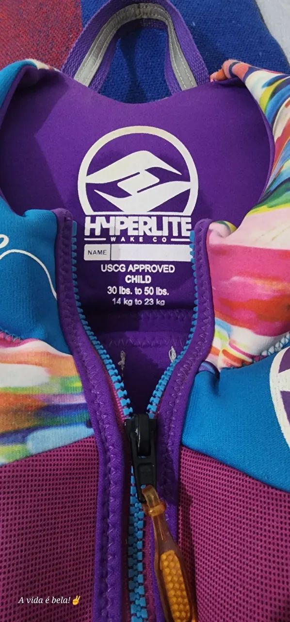Colete Salva Vidas Infantil Hyperlite - Foto 2