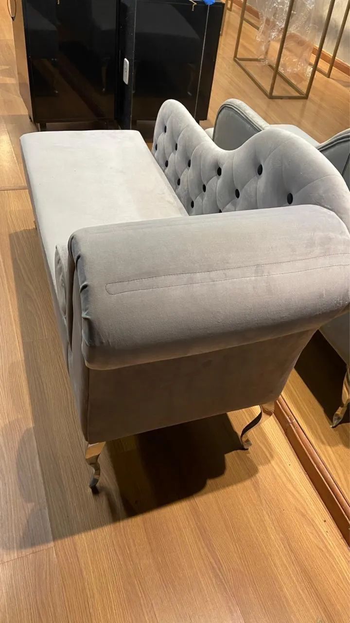 Sofá Inglês Clássico - Chaise - Foto 3
