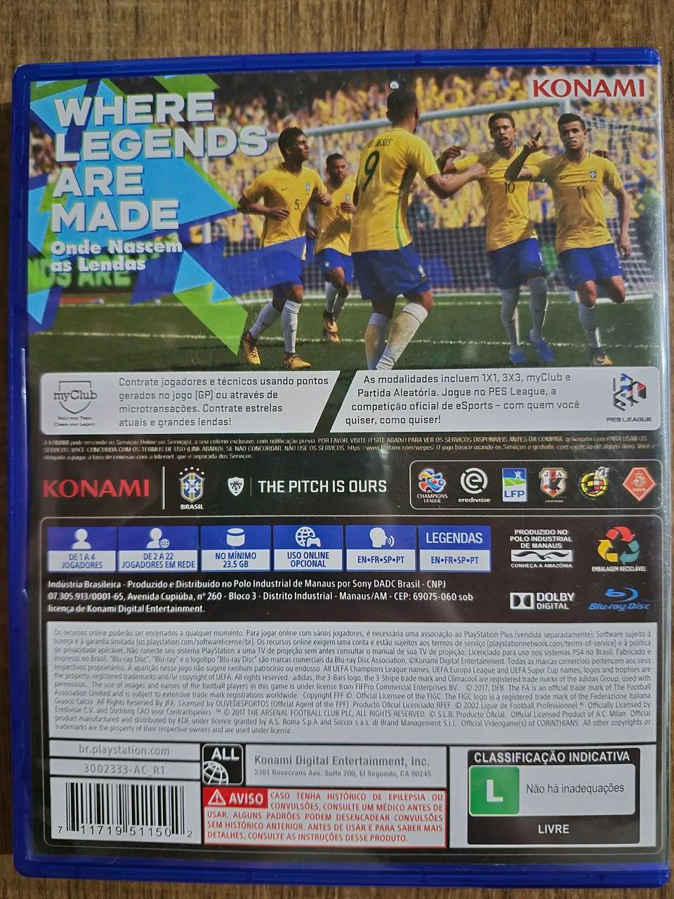 Pes 2018 - Ps4 - Foto 2