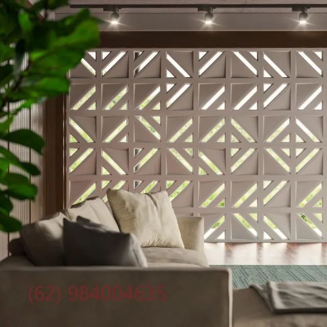 cobogó dupla face acabamento dos dois lados