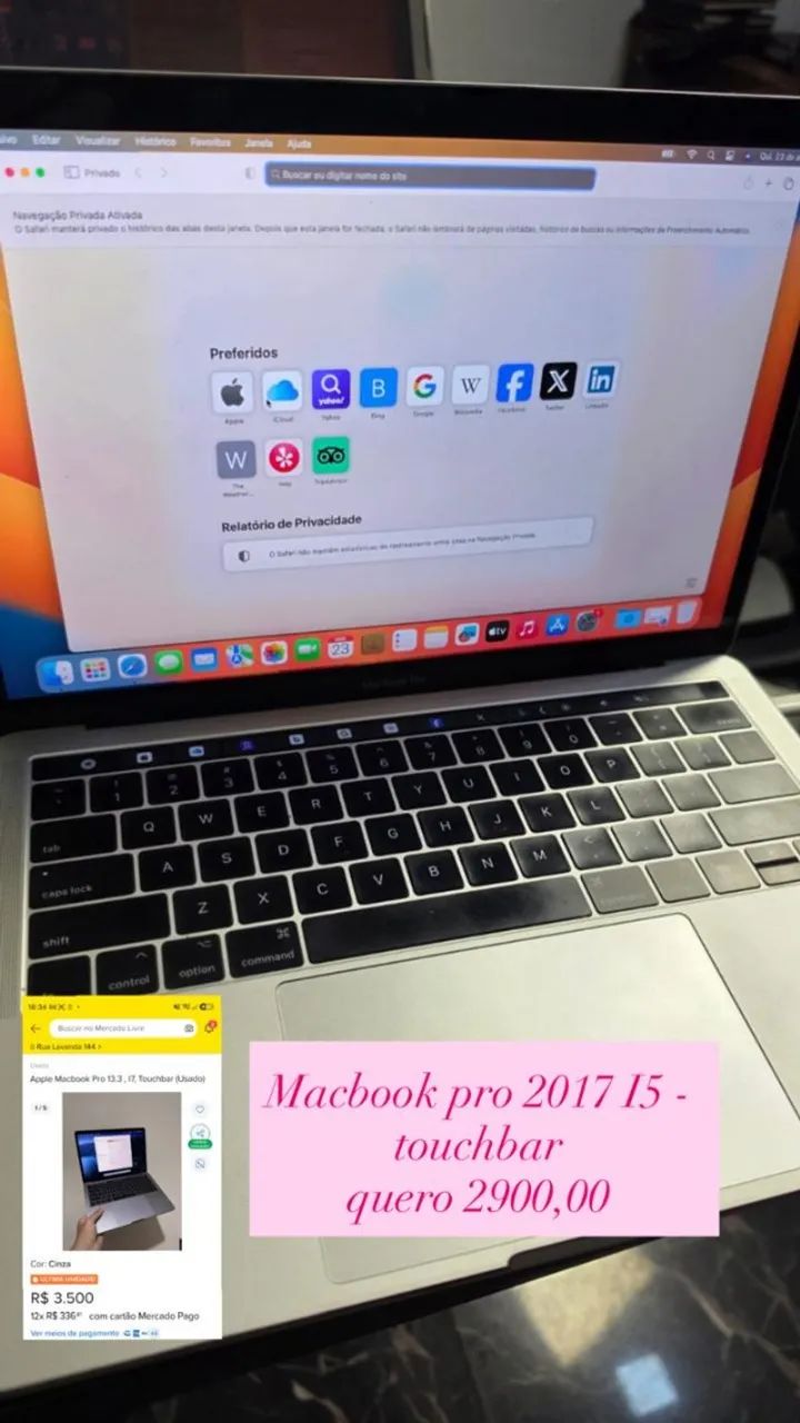MacBook Pro 2017 13" Core i5 Touch Bar