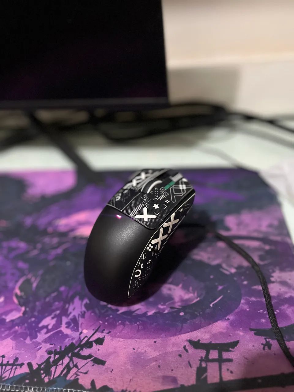 Mouse Attack Shark X11 - Preto - Foto 3