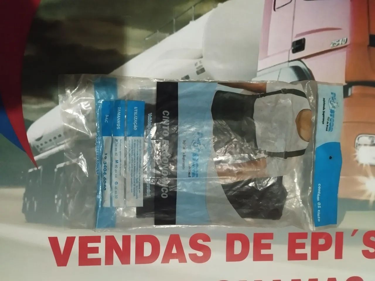 Cinto lombar Ergonômico com suspensório  - Foto 3