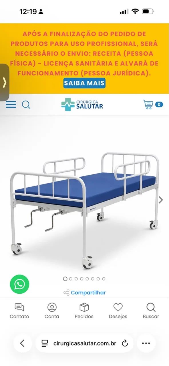 ? VENDE-SE CAMA HOSPITALAR  - Foto 2