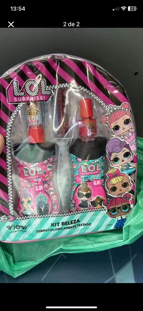 Kit maquiagem infantil 