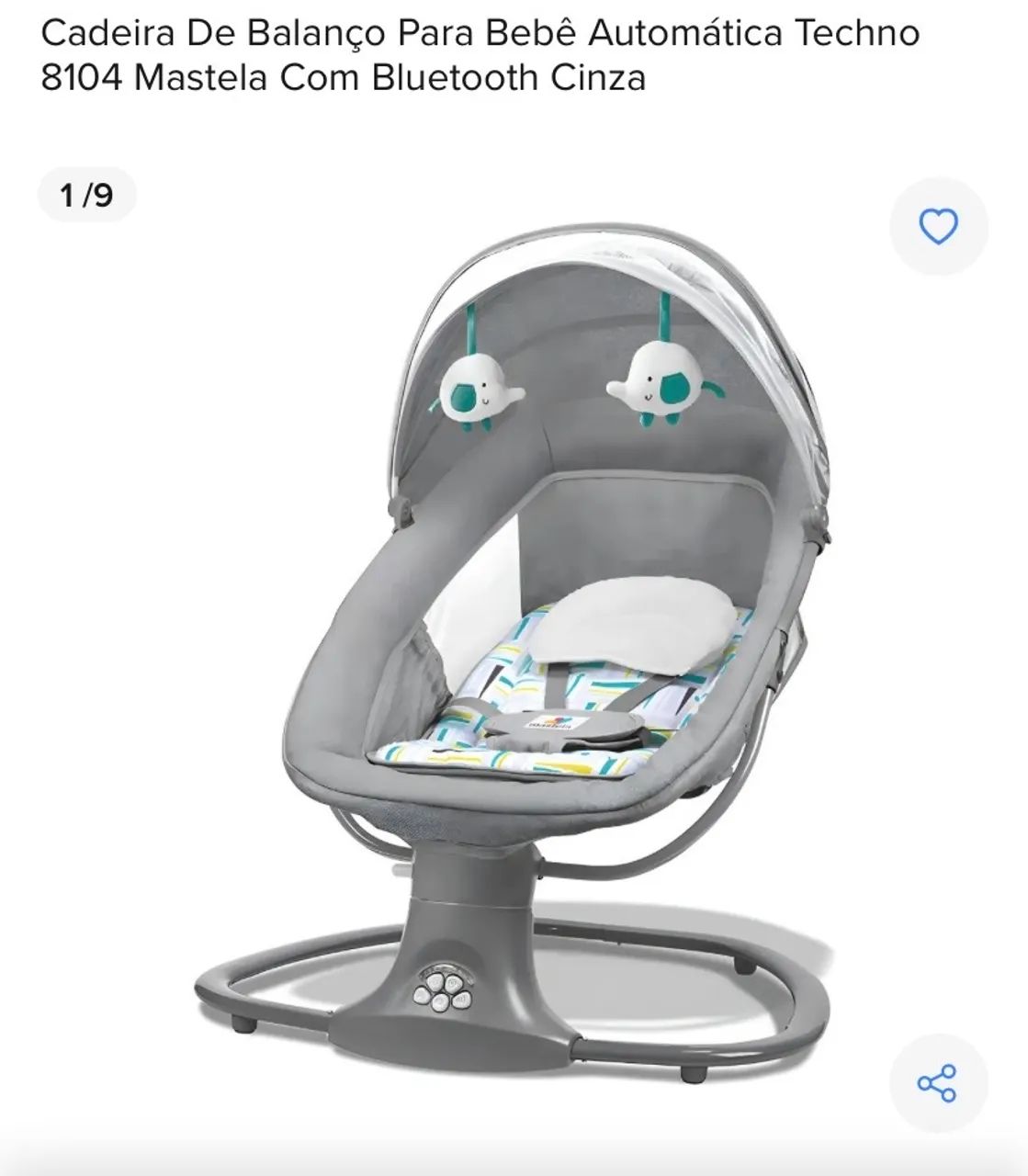 Cadeira mastella bebê 
