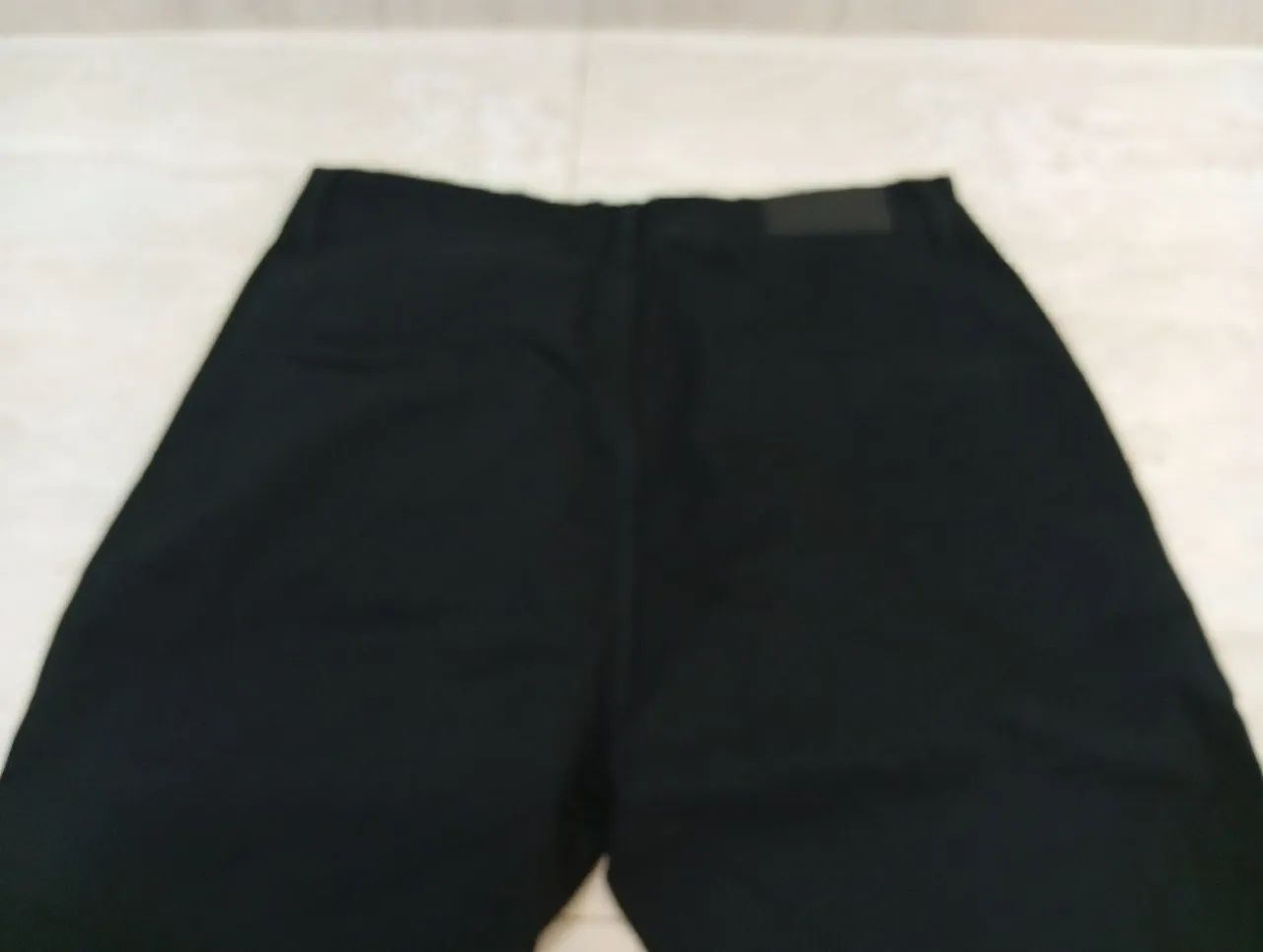 Calça de Sarja Masculina 40 Preta - Nova - Foto 4