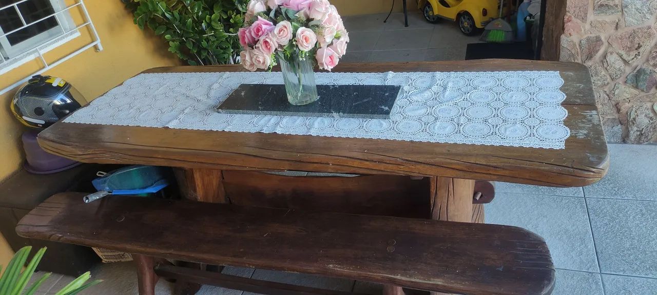 Vendo mesa de churrasco top estilosa. - Foto 4