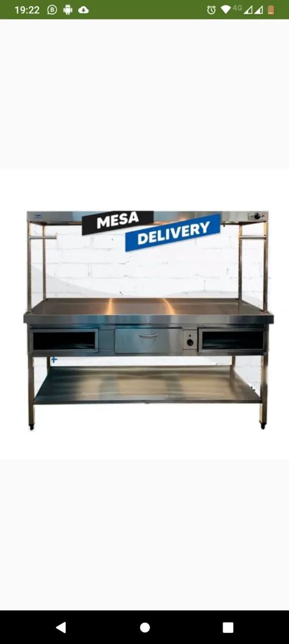 Mesa de montagem em inox - Foto 4