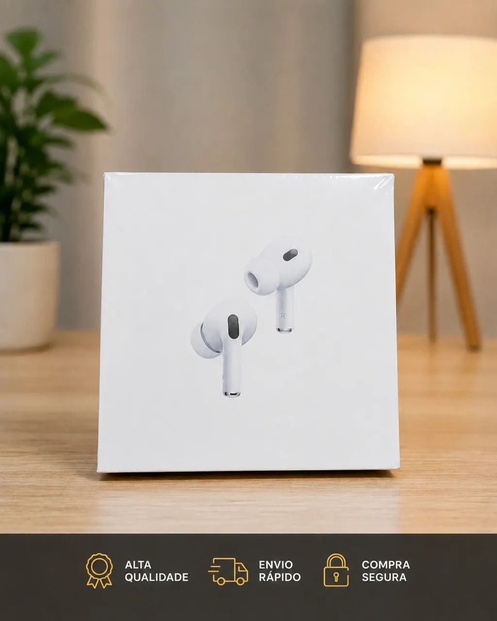 Fone Bluetooth Pro 3 Estilo AirPods | Cancelamento de Ruído | iPhone e Android