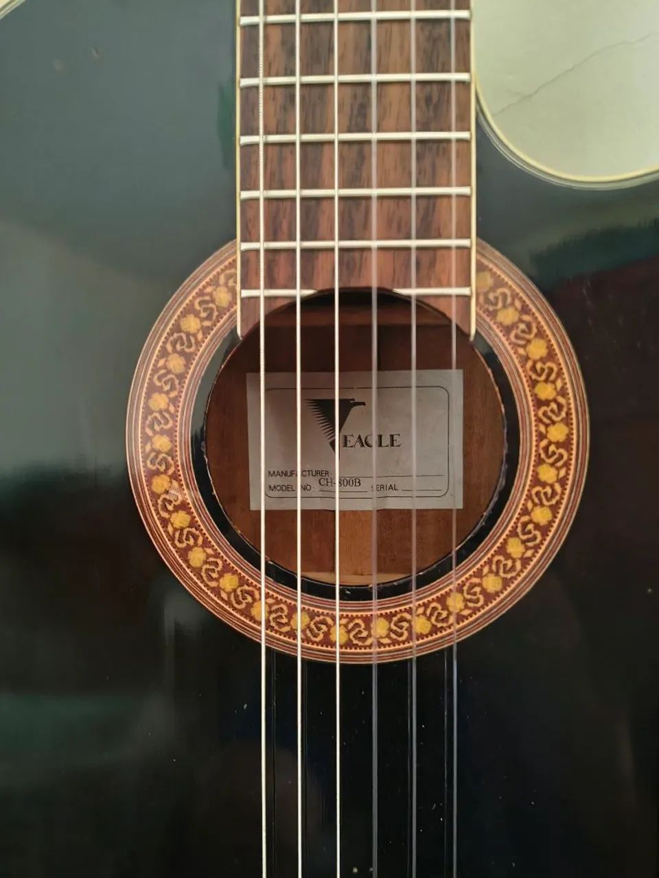 Violão EAGLE Nylon com excelente Captação Fishman, Ótimo Estado  - Foto 2