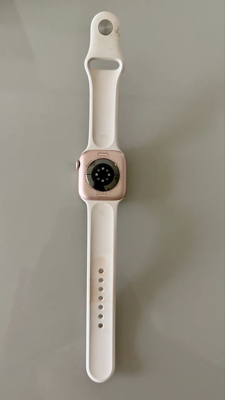 Apple Watch Series 10 GPS ? Caixa ouro rosa de alumínio - 42 mm ? Pulseira branca - Foto 2