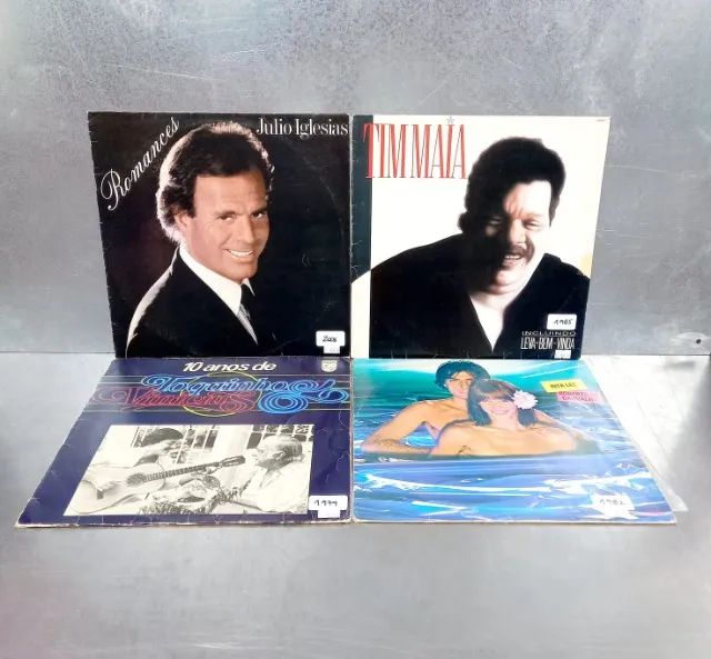 Disco TimMaia/RitaLee/Toq&Vinicius/JulioIglesias